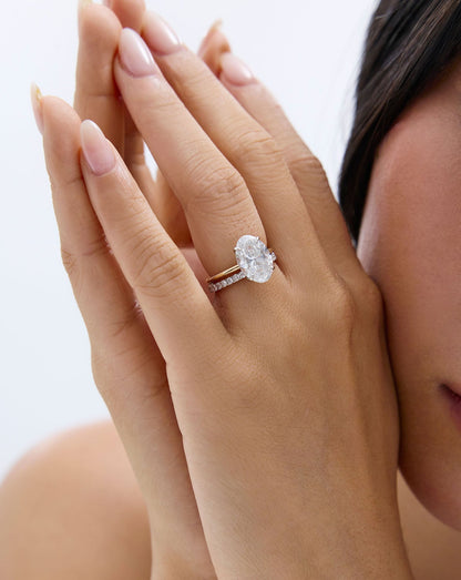 TCW Round Half Eternity Lab Grown Diamond Wedding Band