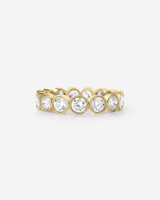 TCW Round Half Eternity Lab Grown Diamond Wedding Band