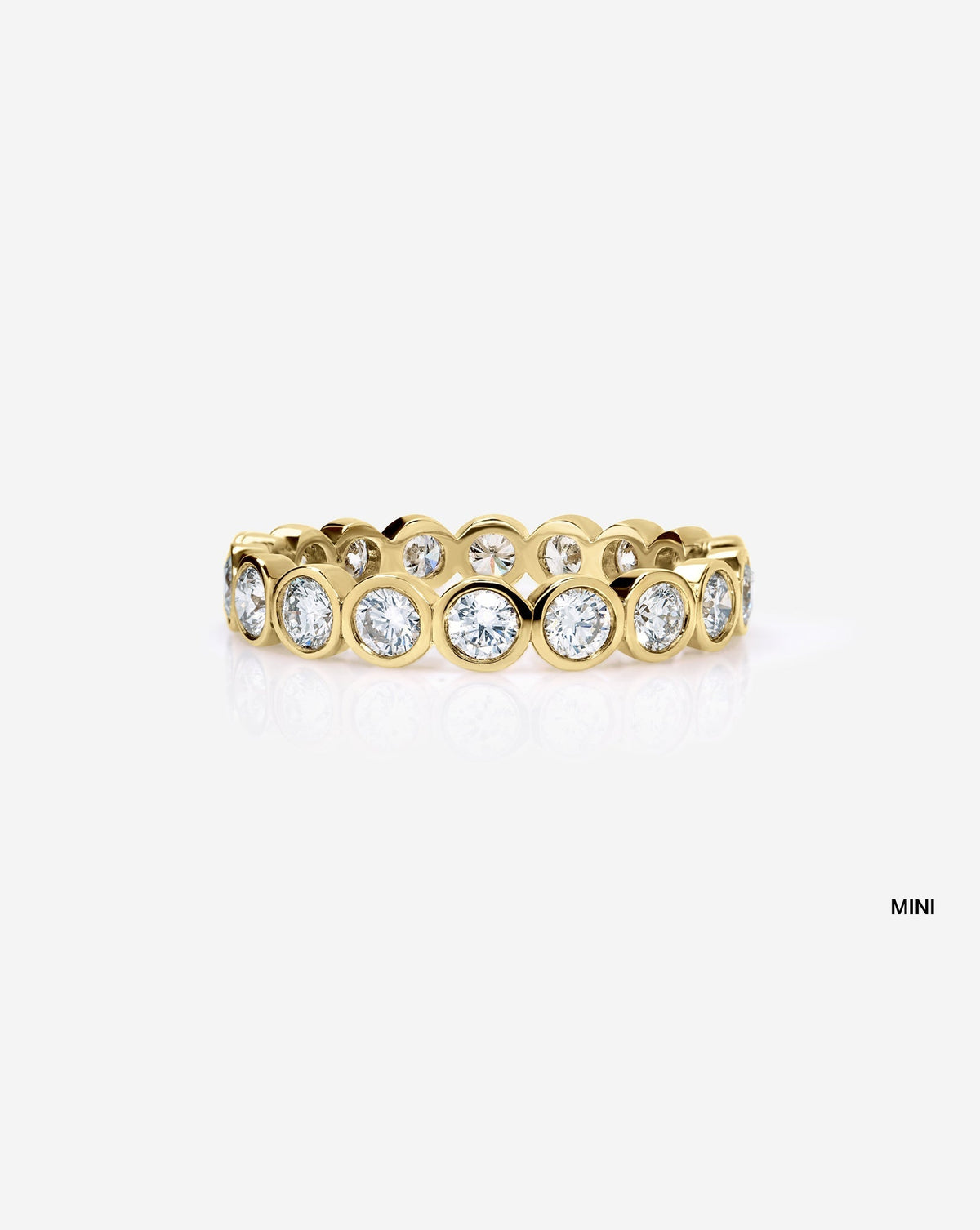 TCW Round Half Eternity Lab Grown Diamond Wedding Band