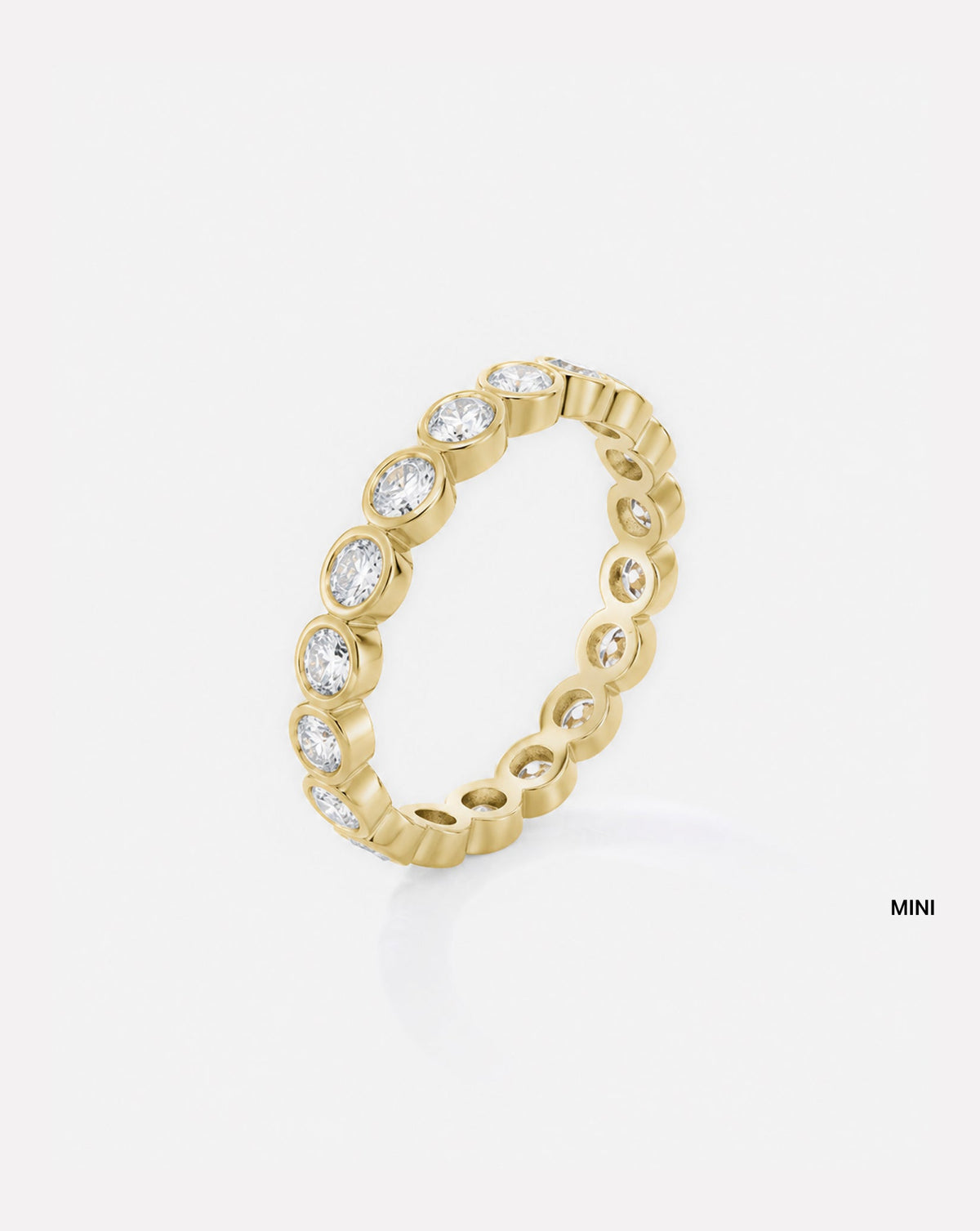 TCW Round Half Eternity Lab Grown Diamond Wedding Band