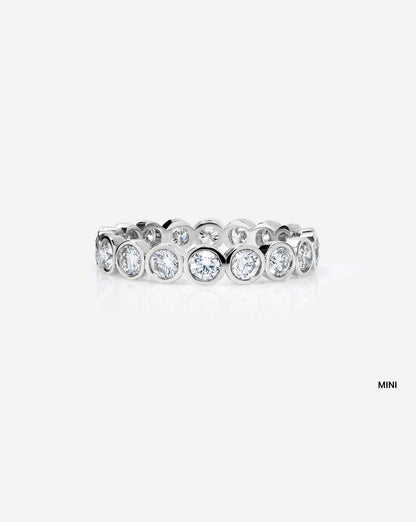 TCW Round Half Eternity Lab Grown Diamond Wedding Band