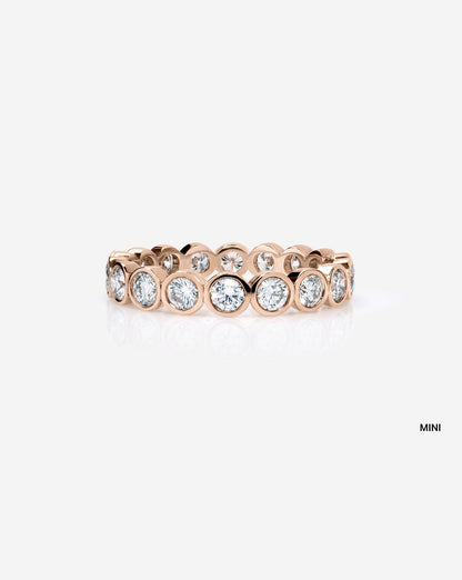 TCW Round Half Eternity Lab Grown Diamond Wedding Band