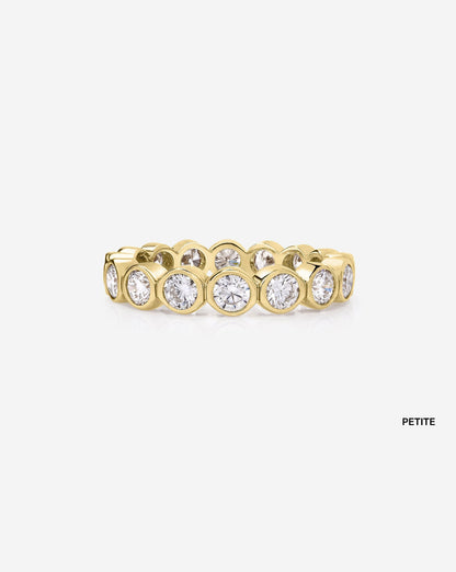 TCW Round Half Eternity Lab Grown Diamond Wedding Band
