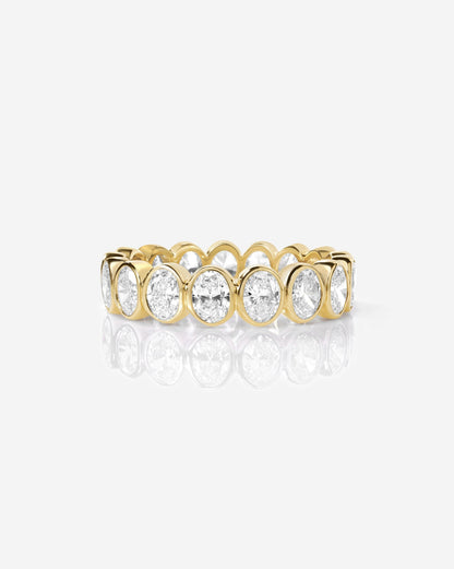 TCW Round Half Eternity Lab Grown Diamond Wedding Band