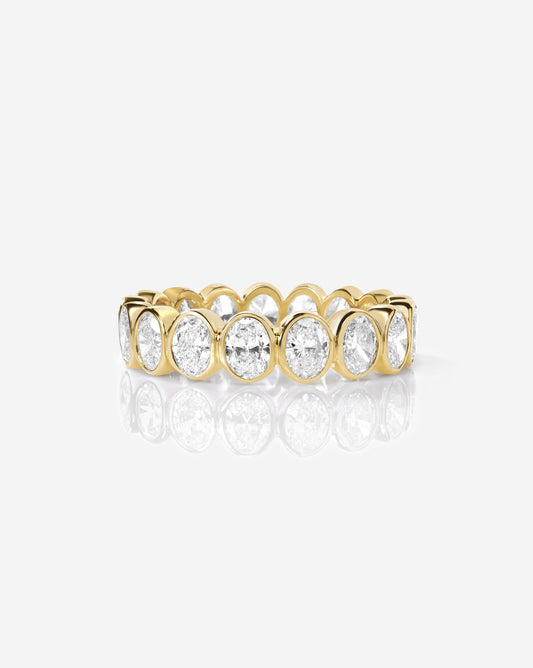 TCW Round Half Eternity Lab Grown Diamond Wedding Band