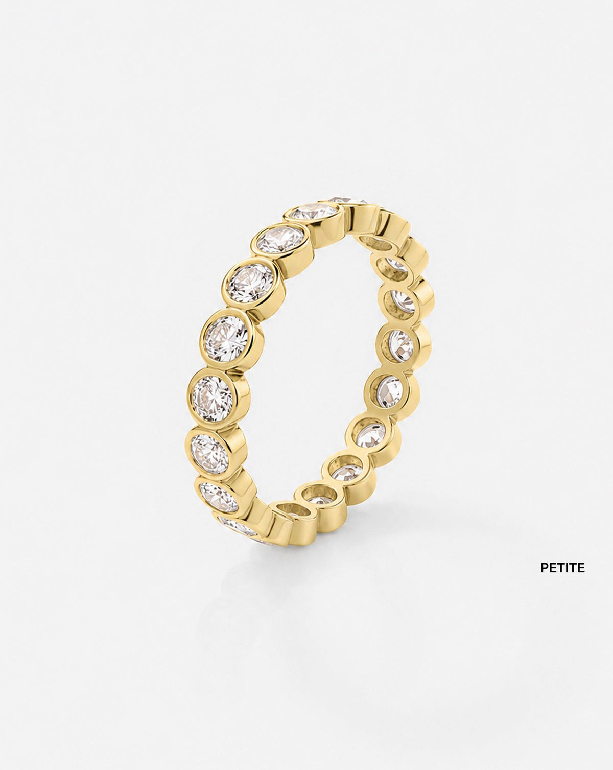 TCW Round Half Eternity Lab Grown Diamond Wedding Band