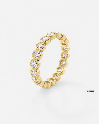 TCW Round Half Eternity Lab Grown Diamond Wedding Band