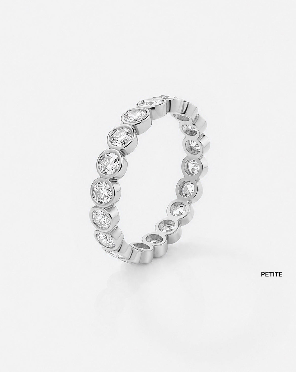 TCW Round Half Eternity Lab Grown Diamond Wedding Band