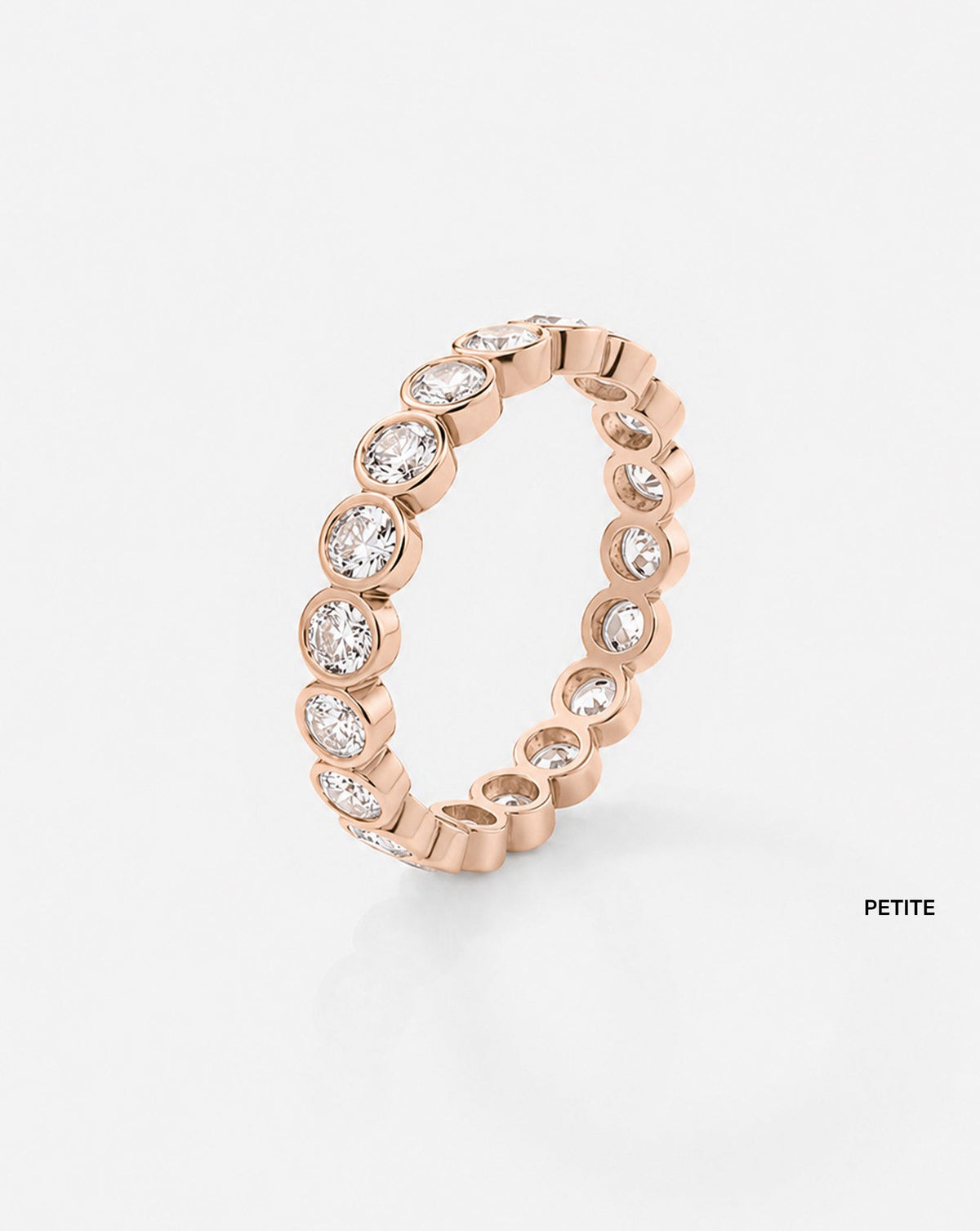 TCW Round Half Eternity Lab Grown Diamond Wedding Band
