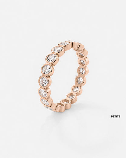 TCW Round Half Eternity Lab Grown Diamond Wedding Band