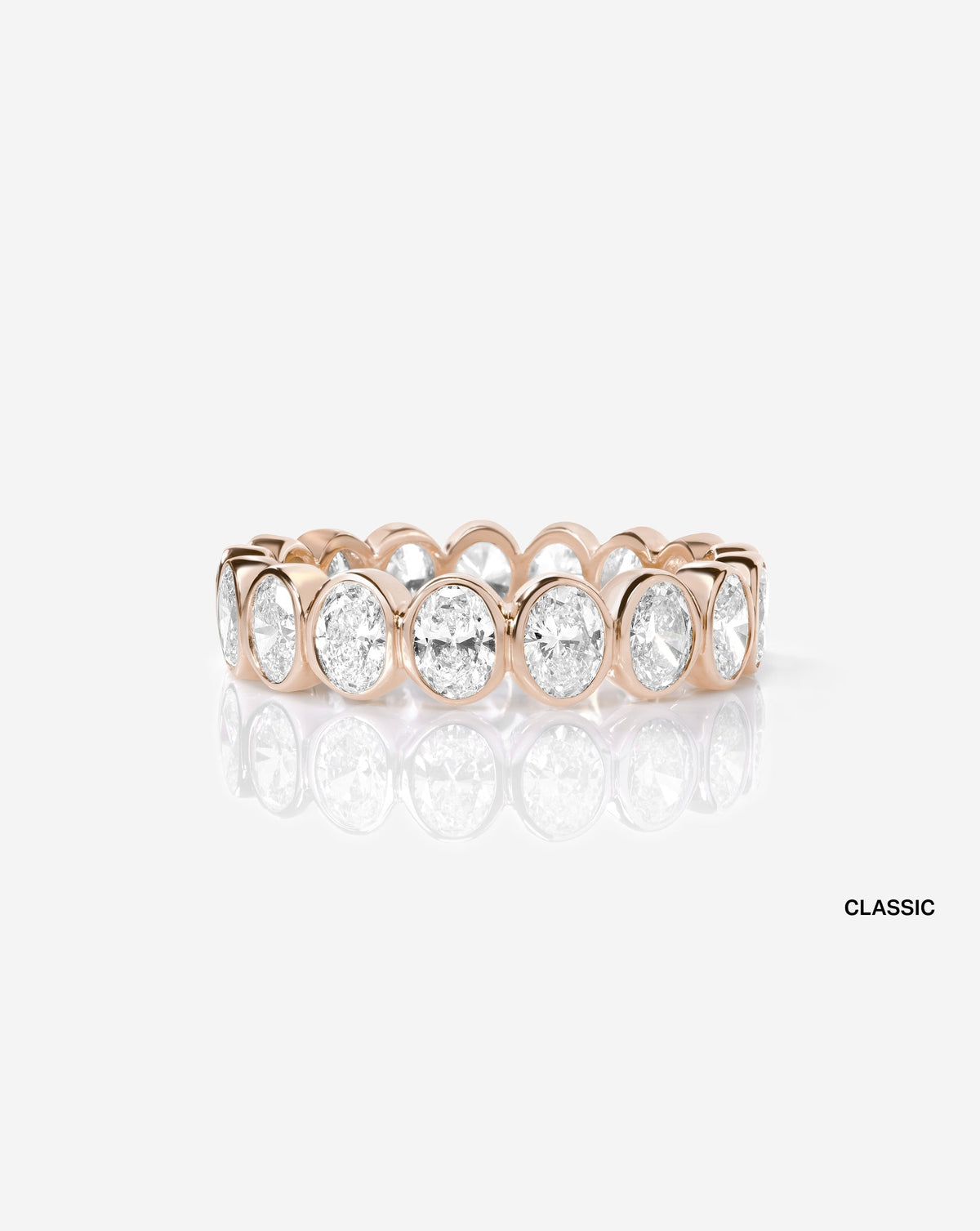 TCW Round Half Eternity Lab Grown Diamond Wedding Band