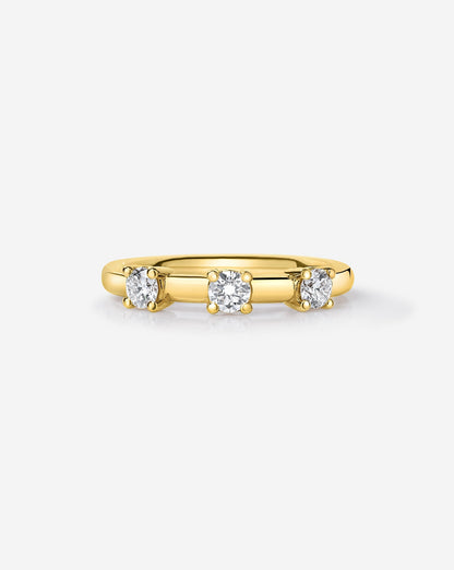 TCW Round Half Eternity Lab Grown Diamond Wedding Band