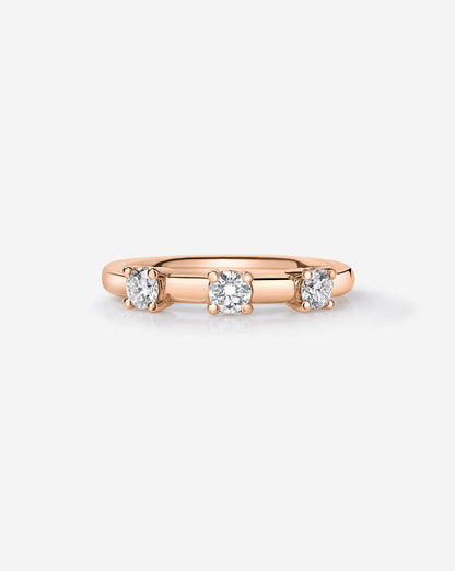 TCW Round Half Eternity Lab Grown Diamond Wedding Band