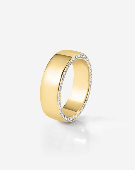 TCW Round Half Eternity Lab Grown Diamond Wedding Band