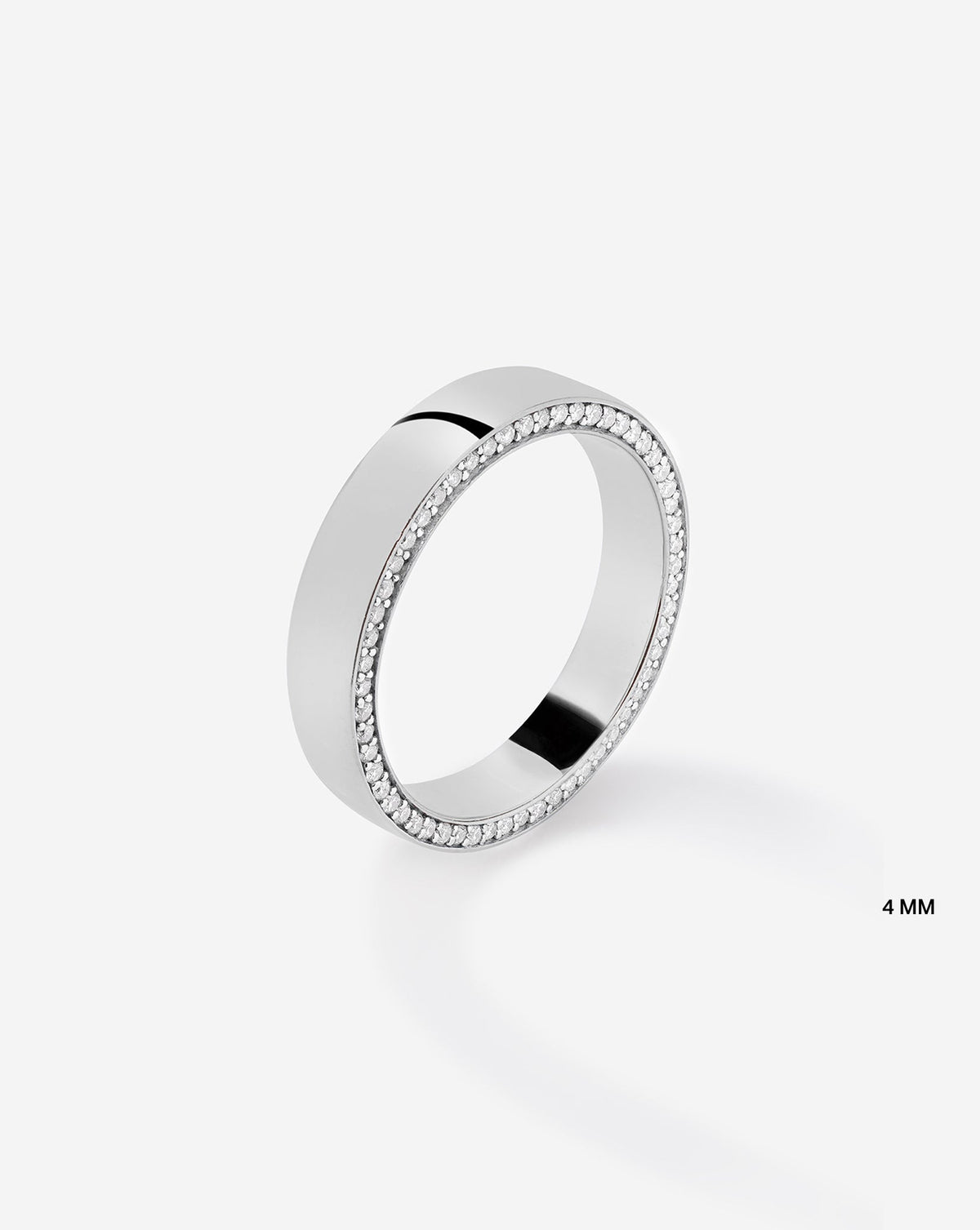 TCW Round Half Eternity Lab Grown Diamond Wedding Band