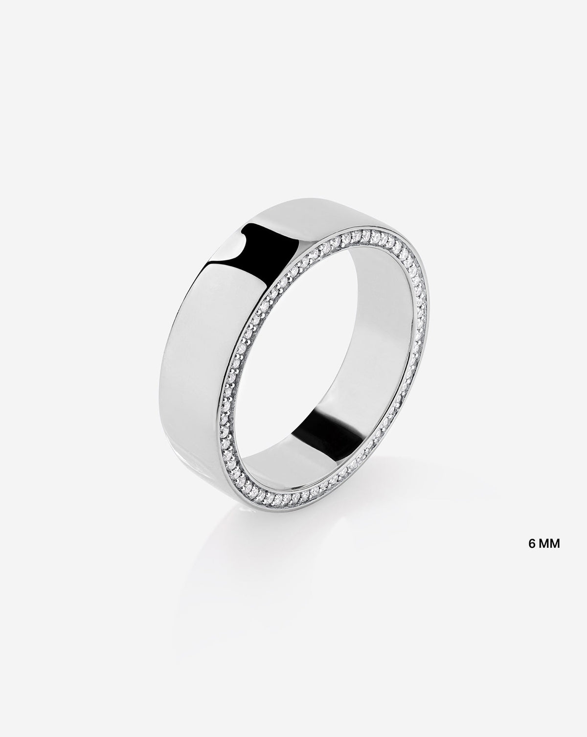 TCW Round Half Eternity Lab Grown Diamond Wedding Band