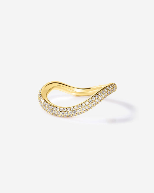 TCW Round Half Eternity Lab Grown Diamond Wedding Band
