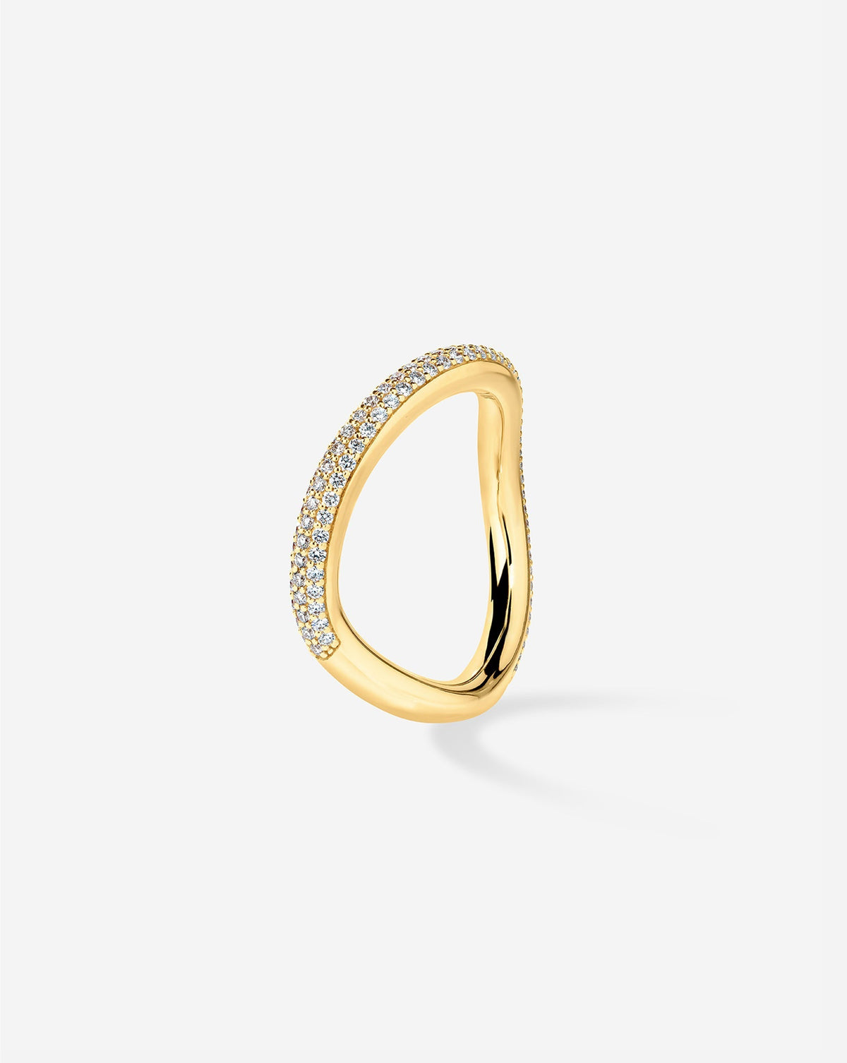 TCW Round Half Eternity Lab Grown Diamond Wedding Band