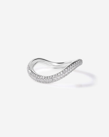 TCW Round Half Eternity Lab Grown Diamond Wedding Band