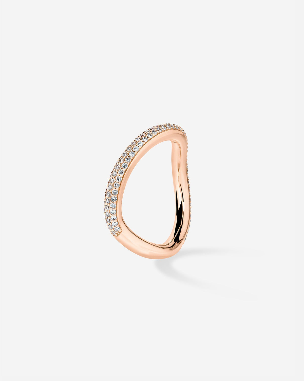 TCW Round Half Eternity Lab Grown Diamond Wedding Band