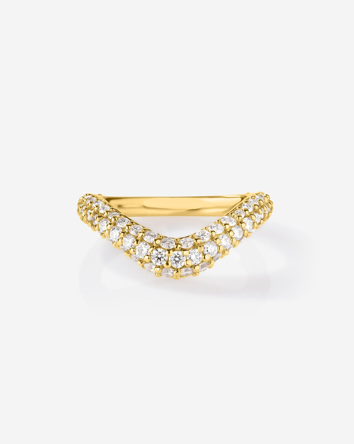 TCW Round Half Eternity Lab Grown Diamond Wedding Band