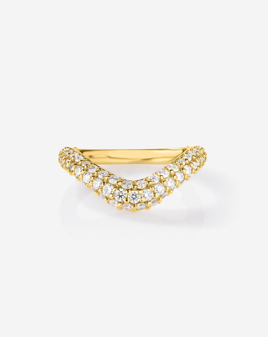 TCW Round Half Eternity Lab Grown Diamond Wedding Band