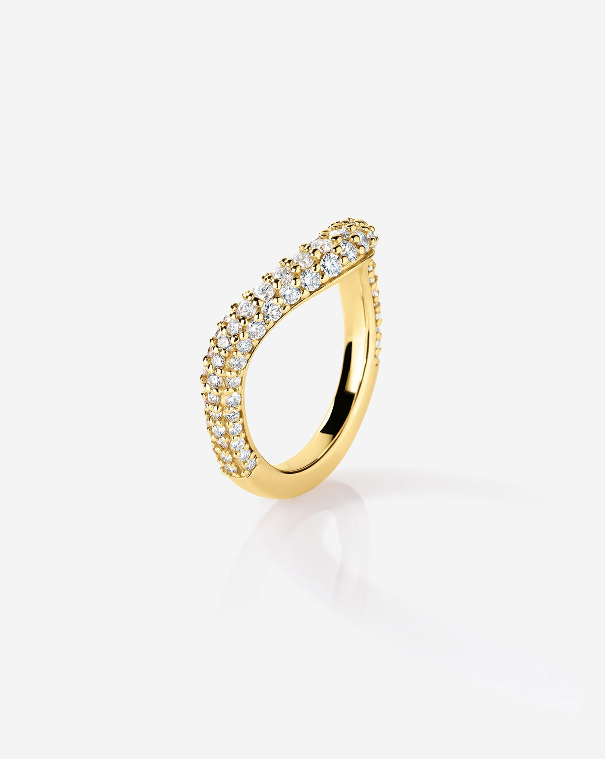 TCW Round Half Eternity Lab Grown Diamond Wedding Band