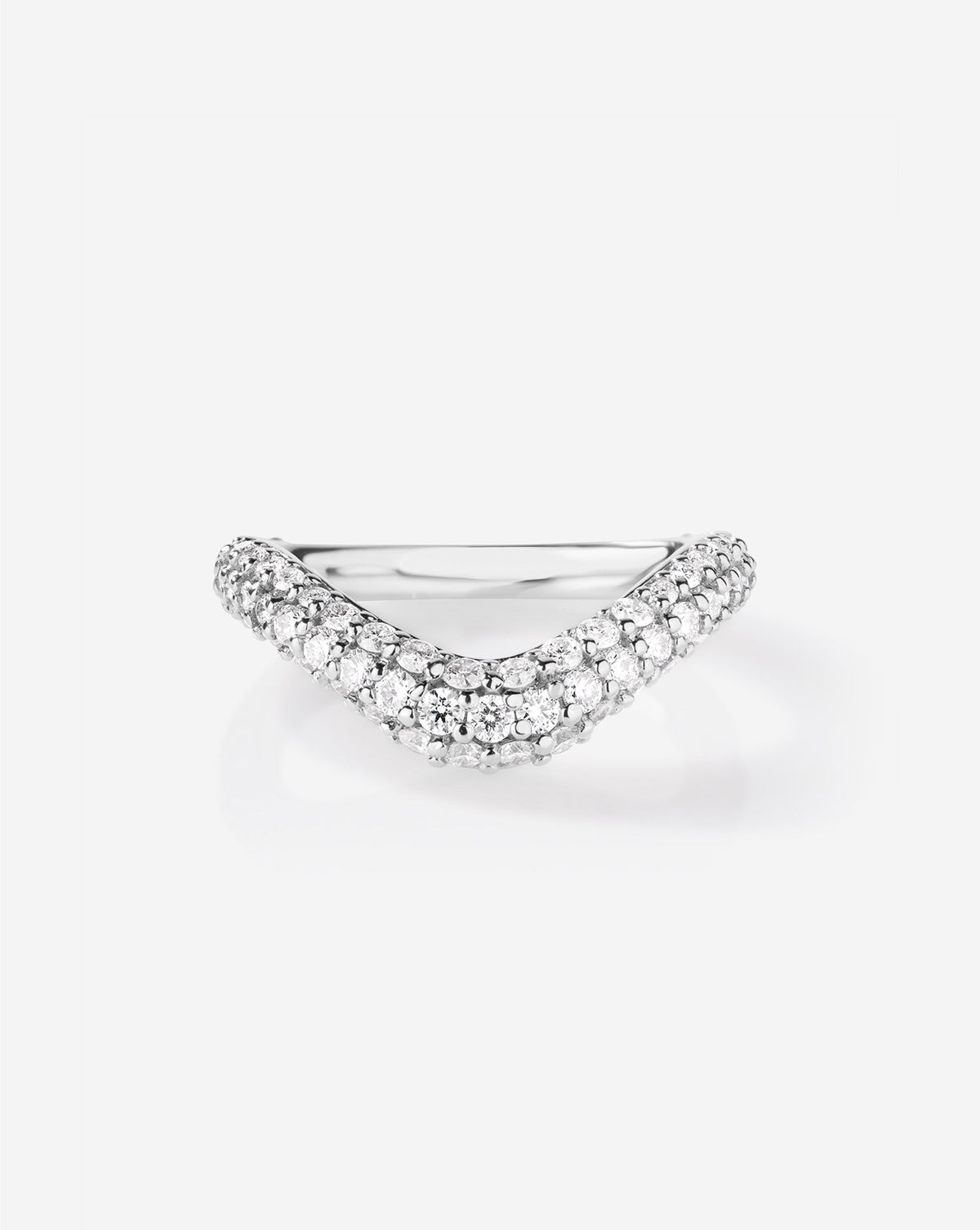 TCW Round Half Eternity Lab Grown Diamond Wedding Band