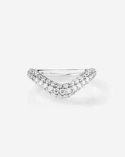 TCW Round Half Eternity Lab Grown Diamond Wedding Band