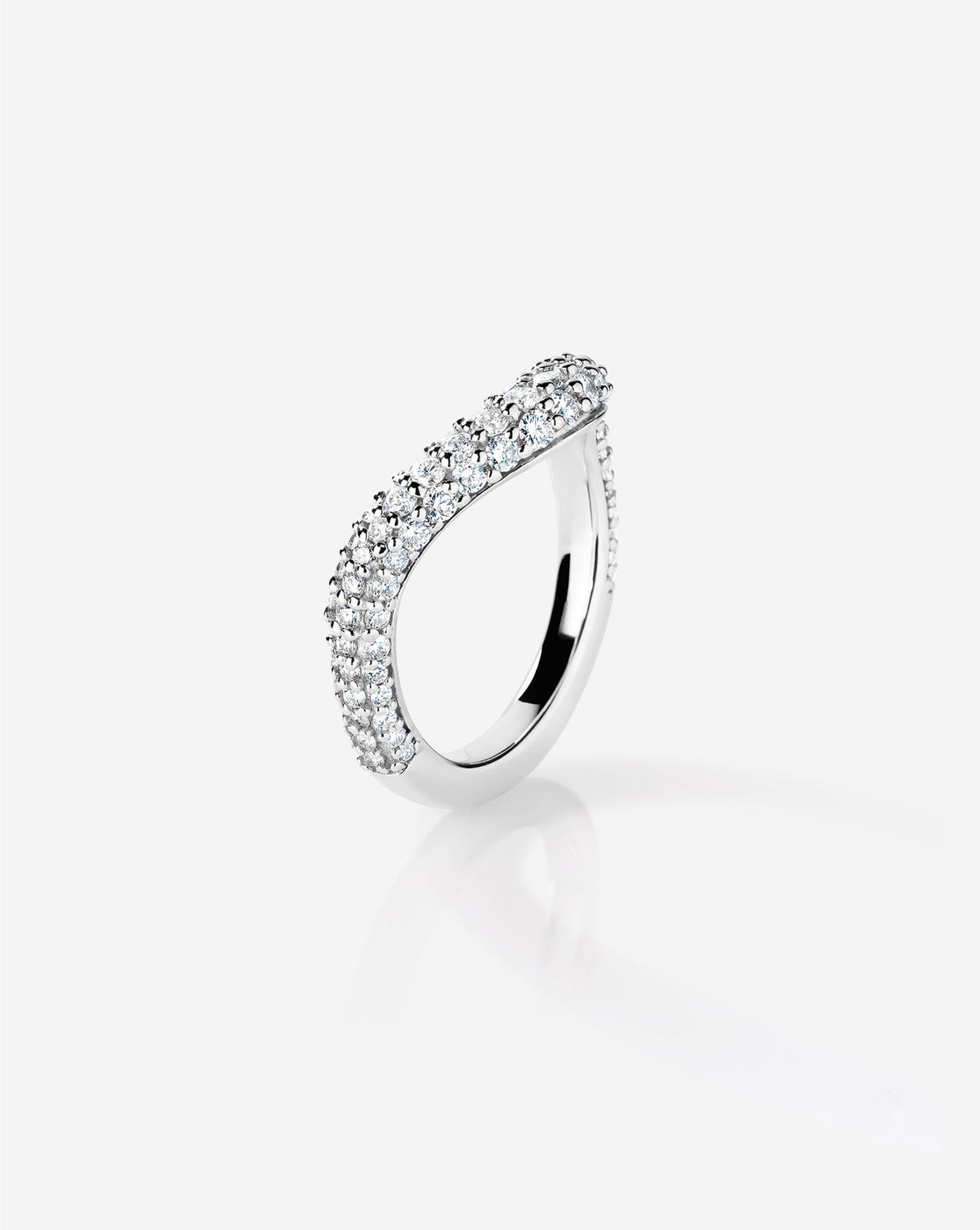 TCW Round Half Eternity Lab Grown Diamond Wedding Band