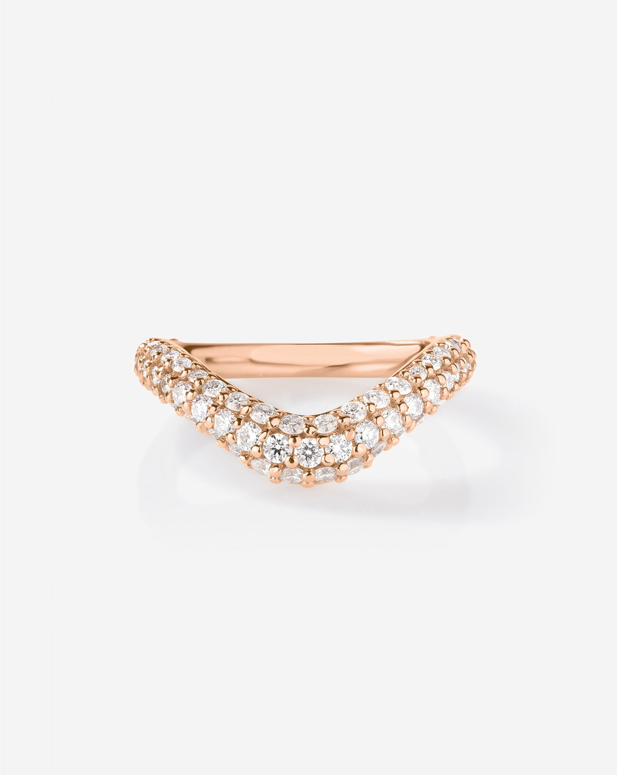 TCW Round Half Eternity Lab Grown Diamond Wedding Band