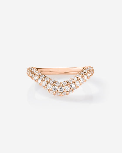 TCW Round Half Eternity Lab Grown Diamond Wedding Band