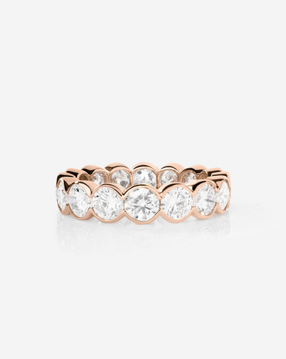 TCW Round Half Eternity Lab Grown Diamond Wedding Band