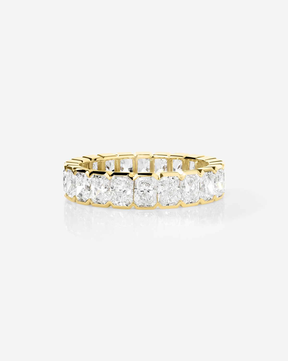 TCW Round Half Eternity Lab Grown Diamond Wedding Band