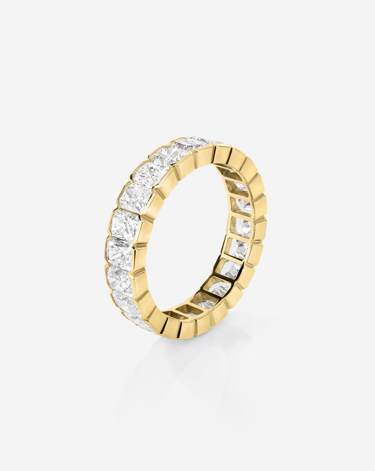 TCW Round Half Eternity Lab Grown Diamond Wedding Band