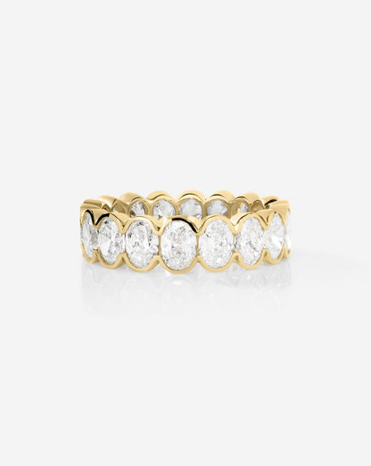TCW Round Half Eternity Lab Grown Diamond Wedding Band
