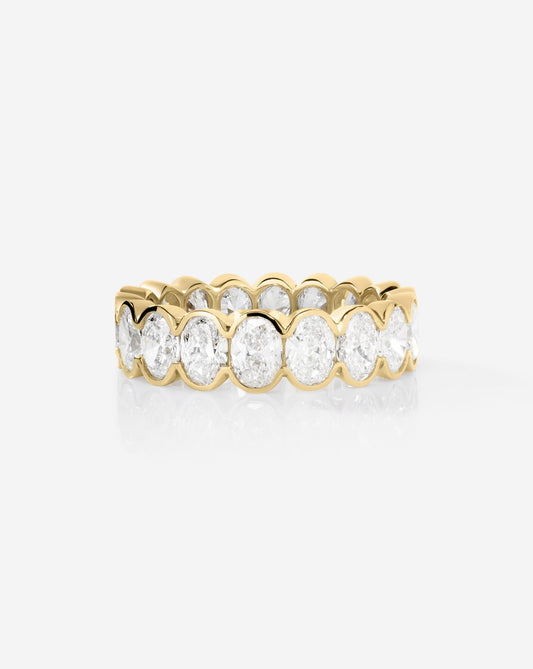 TCW Round Half Eternity Lab Grown Diamond Wedding Band