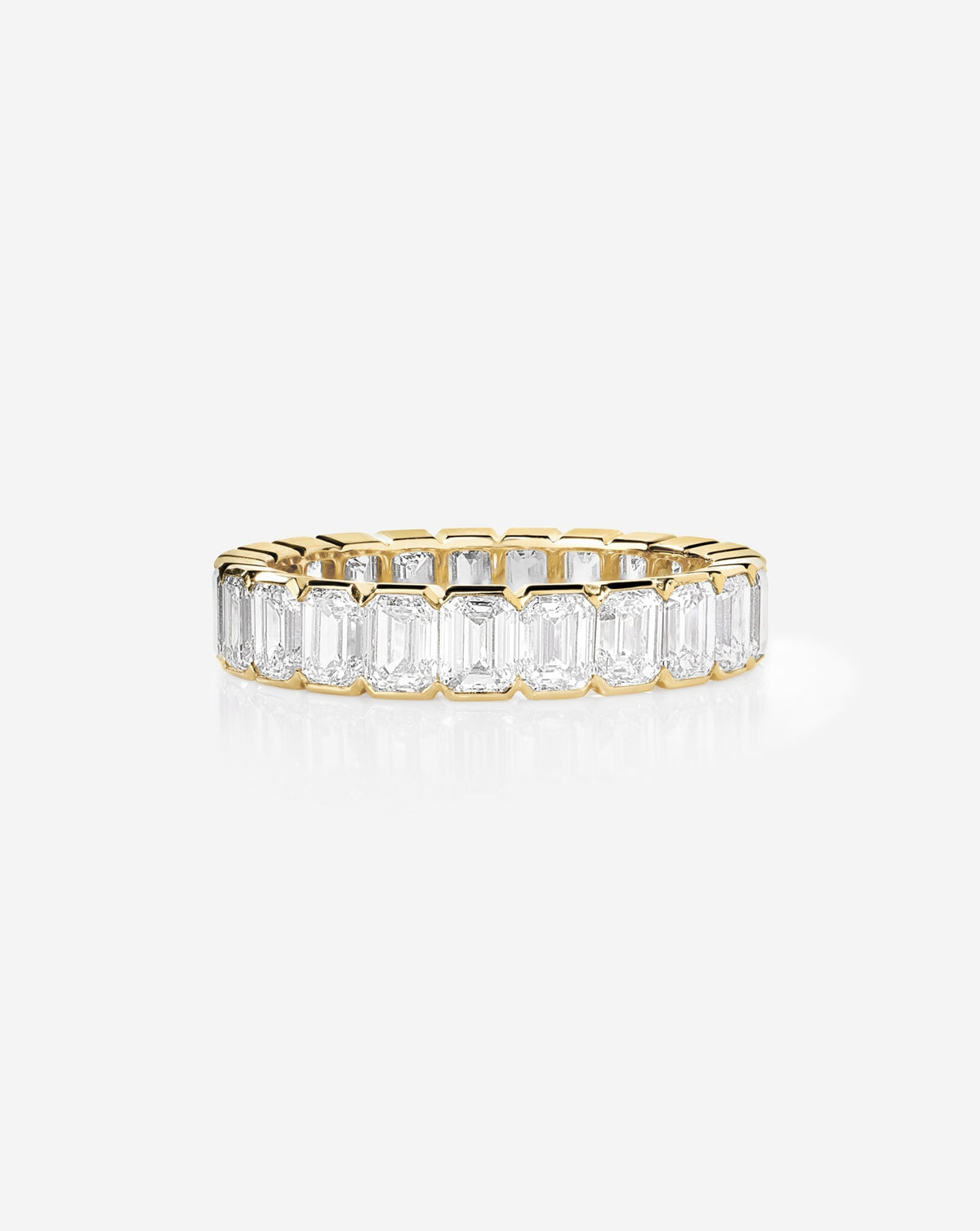 TCW Round Half Eternity Lab Grown Diamond Wedding Band
