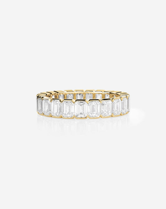 TCW Round Half Eternity Lab Grown Diamond Wedding Band