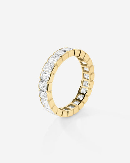 TCW Round Half Eternity Lab Grown Diamond Wedding Band