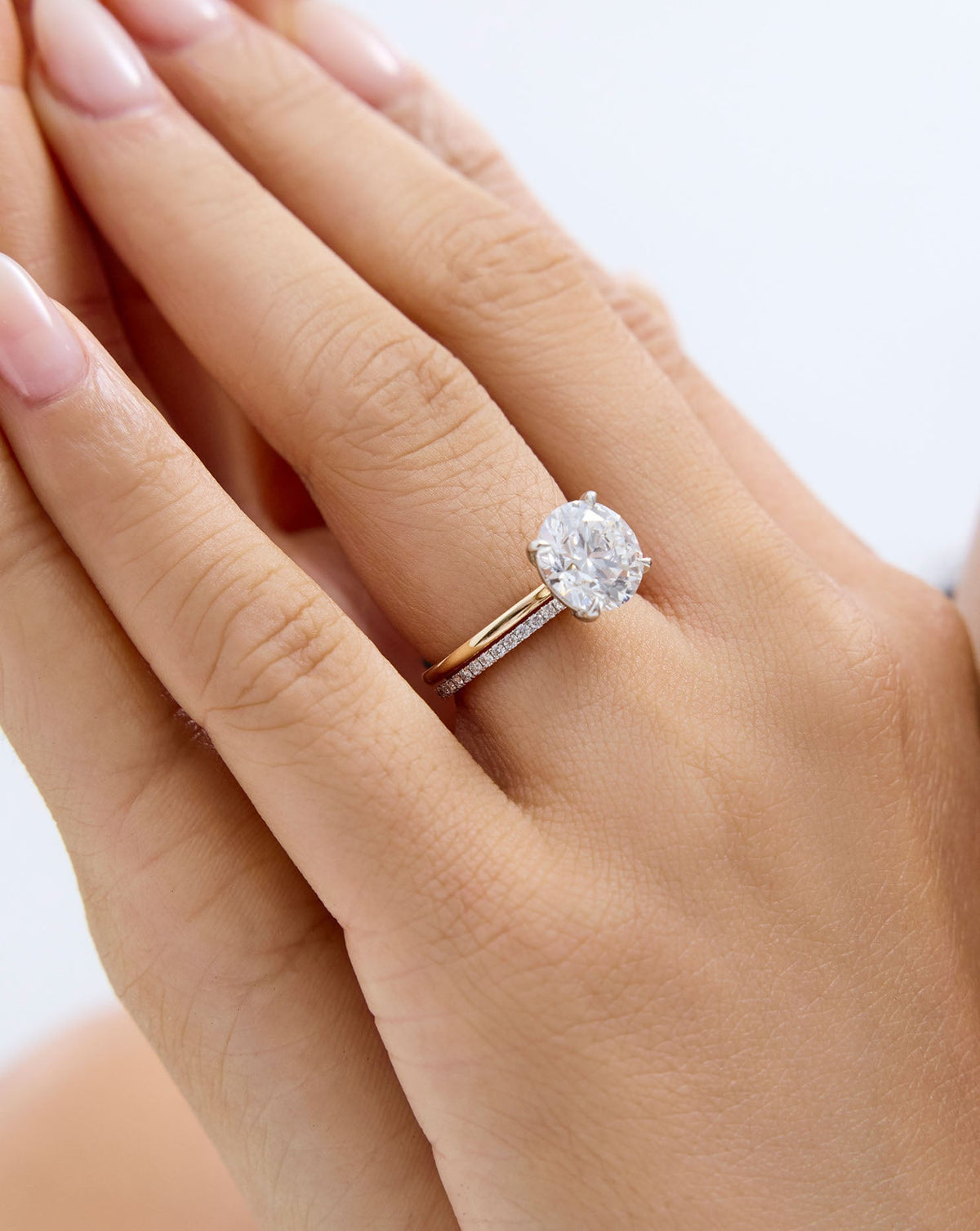 TCW Round Half Eternity Lab Grown Diamond Wedding Band