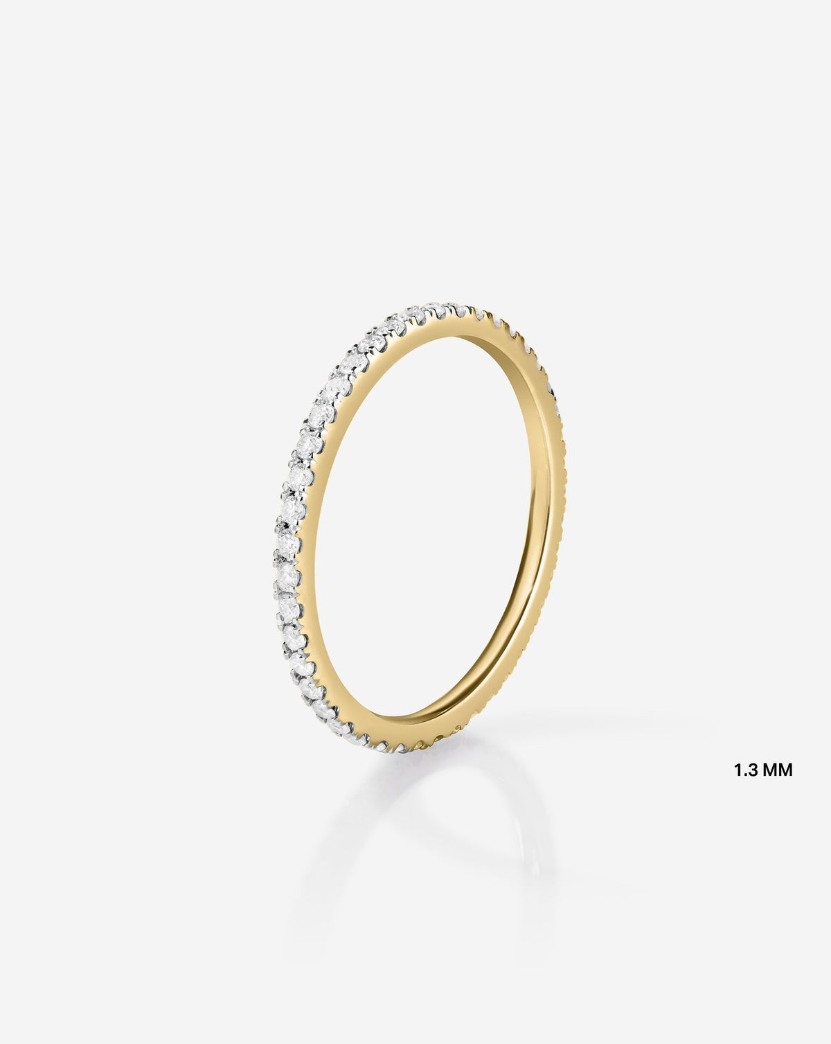 TCW Round Half Eternity Lab Grown Diamond Wedding Band