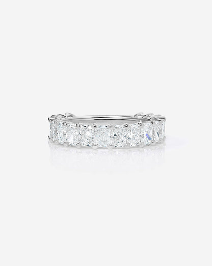 TCW Round Half Eternity Lab Grown Diamond Wedding Band