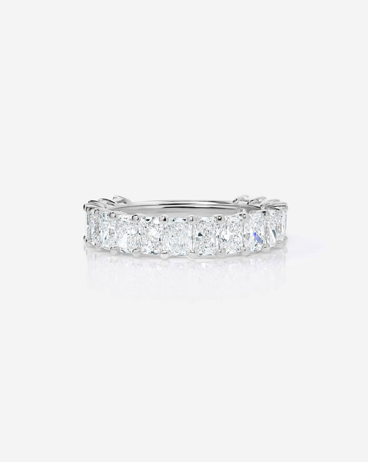 TCW Round Half Eternity Lab Grown Diamond Wedding Band