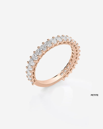 TCW Round Half Eternity Lab Grown Diamond Wedding Band