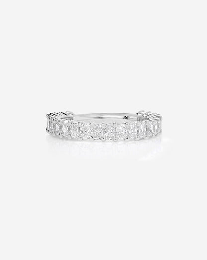 TCW Round Half Eternity Lab Grown Diamond Wedding Band