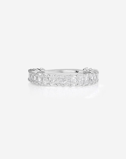 TCW Round Half Eternity Lab Grown Diamond Wedding Band