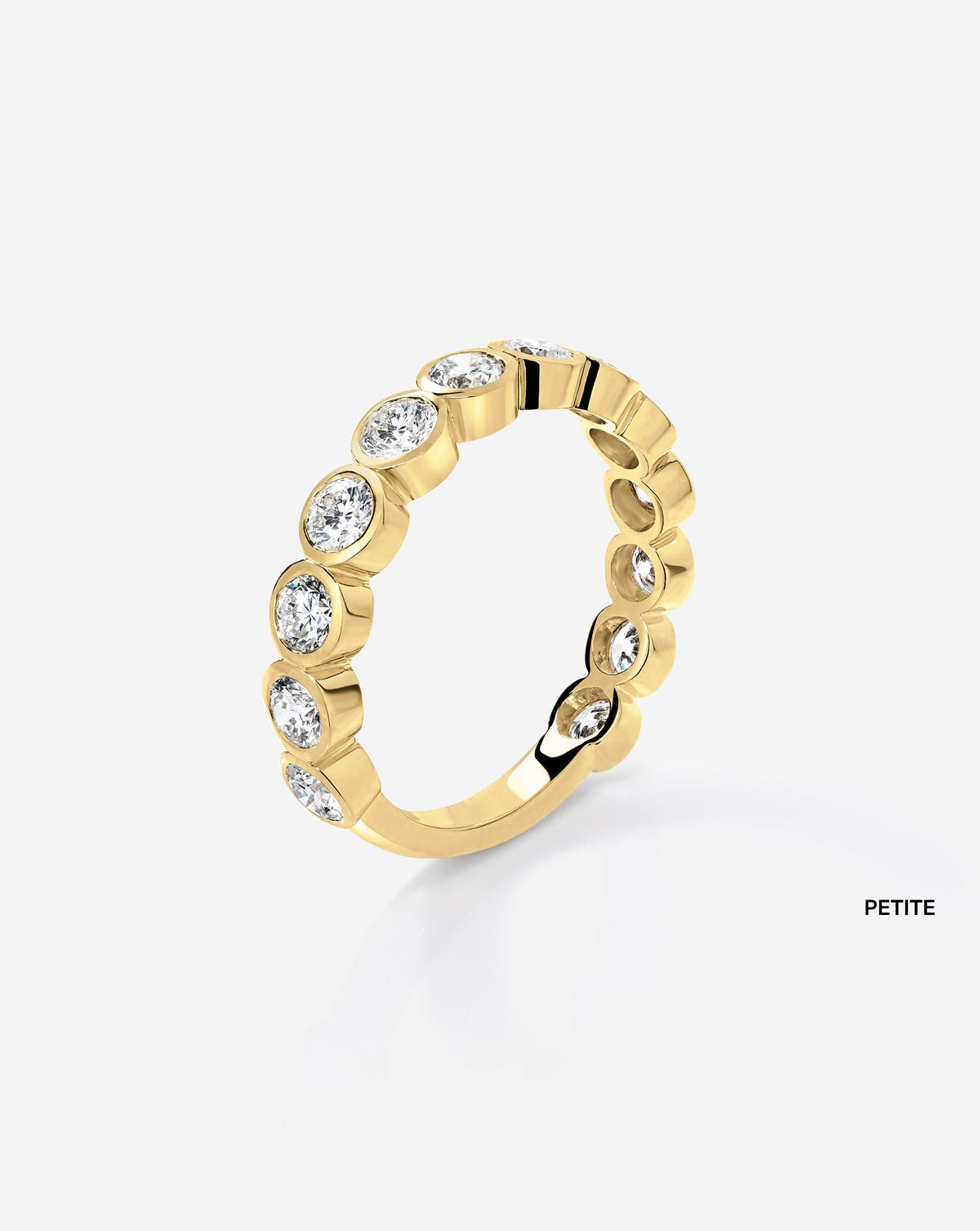 TCW Round Half Eternity Lab Grown Diamond Wedding Band