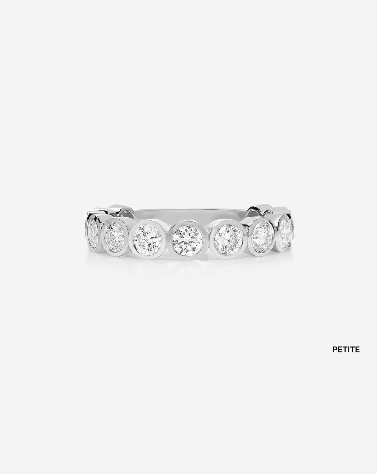 TCW Round Half Eternity Lab Grown Diamond Wedding Band