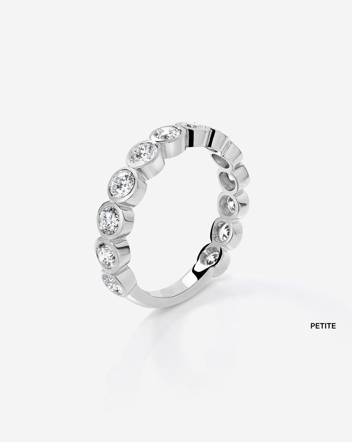 TCW Round Half Eternity Lab Grown Diamond Wedding Band